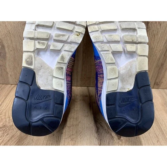 Nike Women Air Max 1 Ultra Flyknit Running Shoes Photo Blue Rose Blast Size 7.5 - Picture 14 of 16